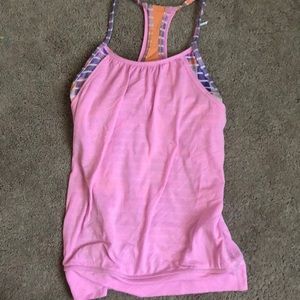 ivivva tank top with built in sports bra